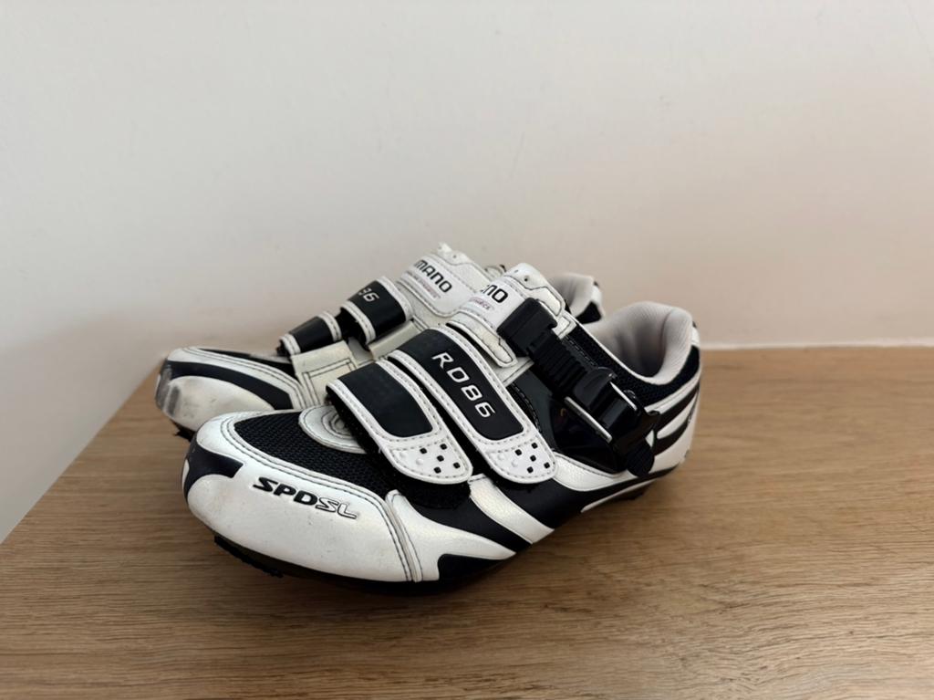 Shimano wielerschoen, vrouw, Kleding | Dames, Sportkleding, Verzenden, Gedragen, Maat 38/40 (M), Wit