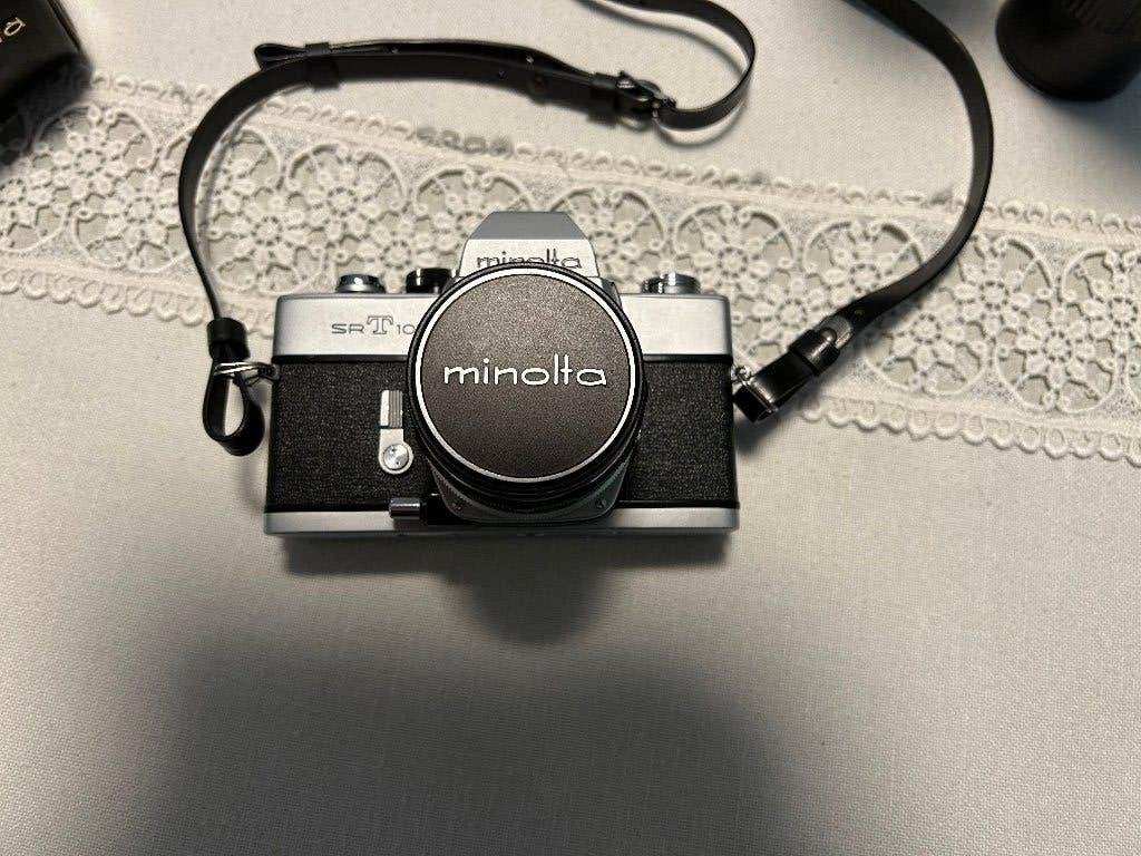Prachtige Minolta srT 101, Audio, Tv en Foto, Fotocamera's Analoog, Ophalen, Zo goed als nieuw, Minolta