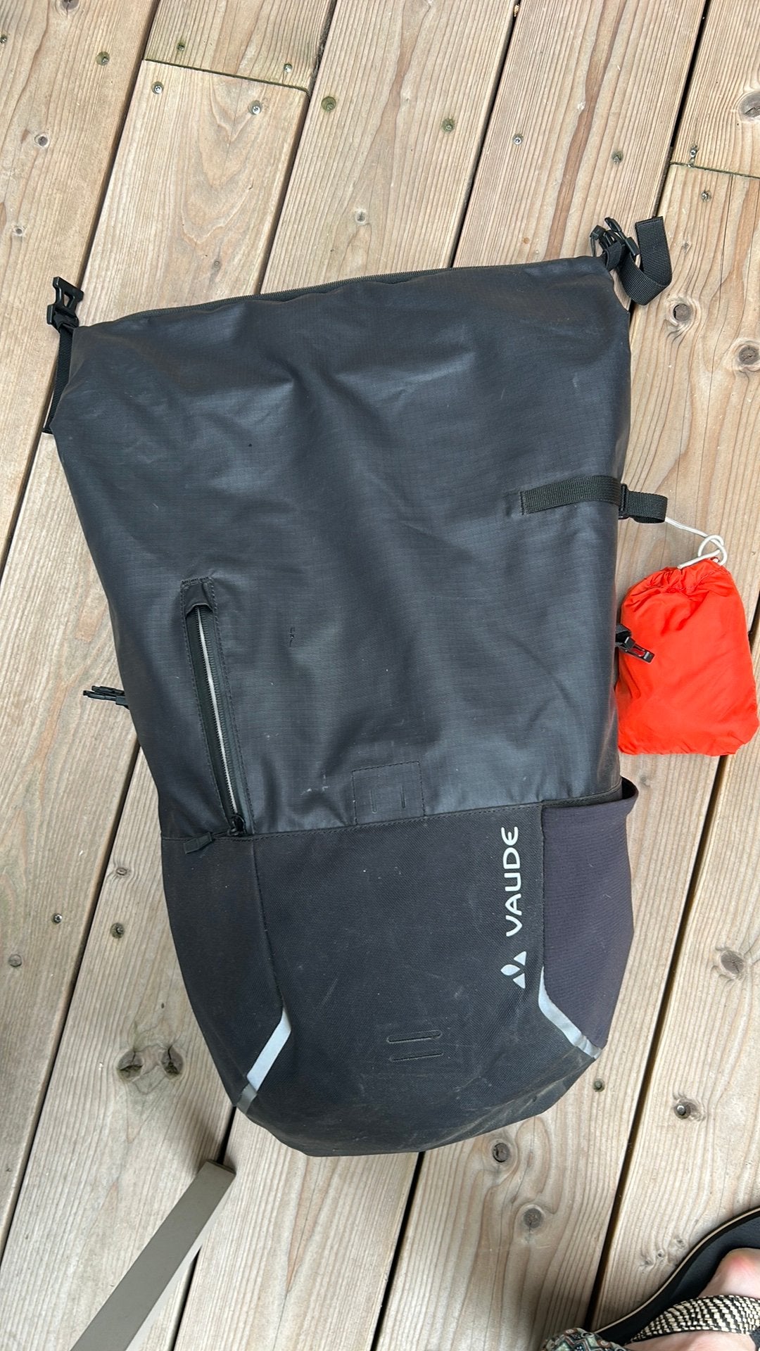 Sacoche de vélo/Sac à dos Vaude., Vélos & Vélomoteurs, Enlèvement, Comme neuf