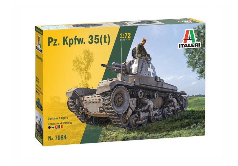ITALERI 7084 PZ. KPFW. 35 (t) échelle 1/72, Neuf, 1:50 ou moins, Tank, Italeri