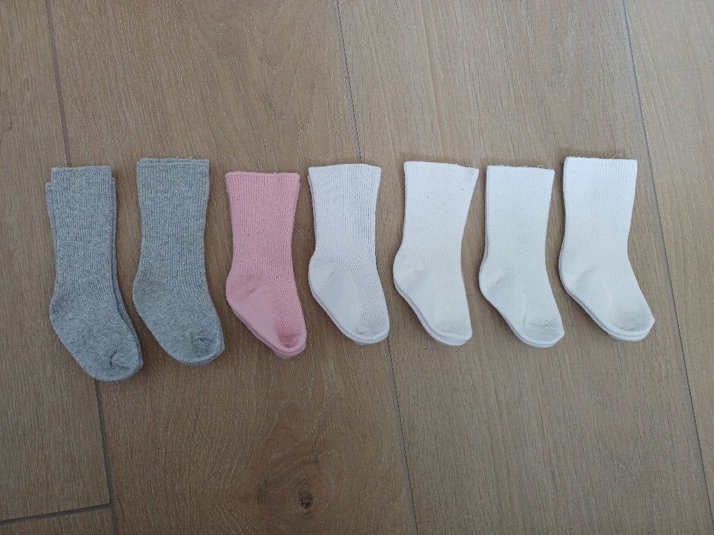 Babysokken 7 paar maat 62-68 Zeeman, Kinderen en Baby's, Zeeman, Gebruikt, Jongetje of Meisje, Ophalen of Verzenden