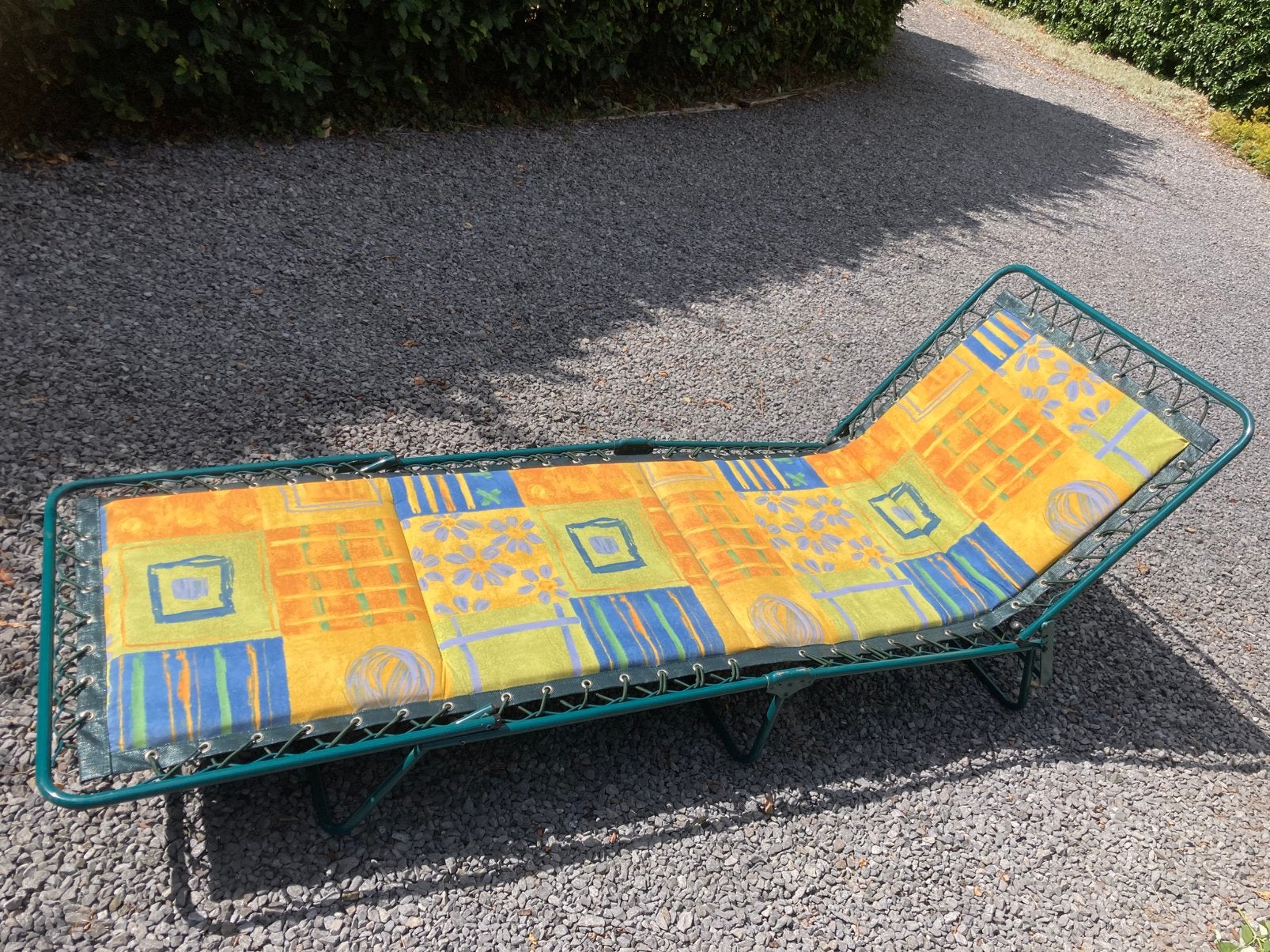 Lafuma veestelbare tuinzetel, Jardin & Terrasse, Chaises longues, Enlèvement, Utilisé, Aluminium, Réglable