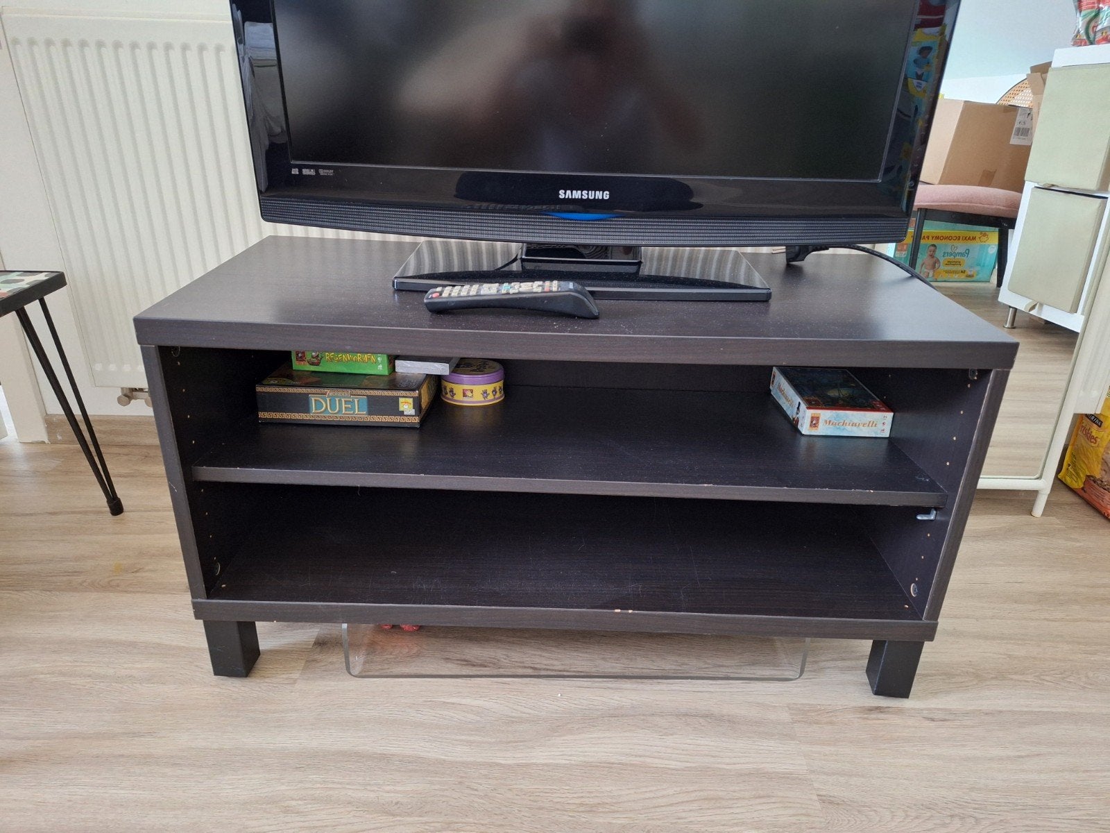 IKEA TV-kast zwart, Enlèvement, 25 à 50 cm, 50 à 100 cm, Moins de 100 cm