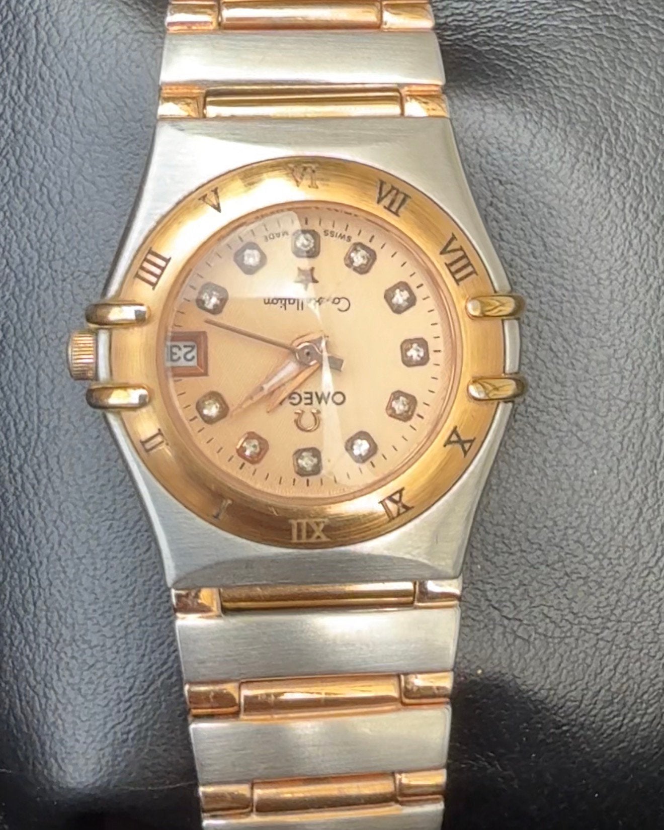 Omega Constellation, Enlèvement ou Envoi, Comme neuf, Or, Or