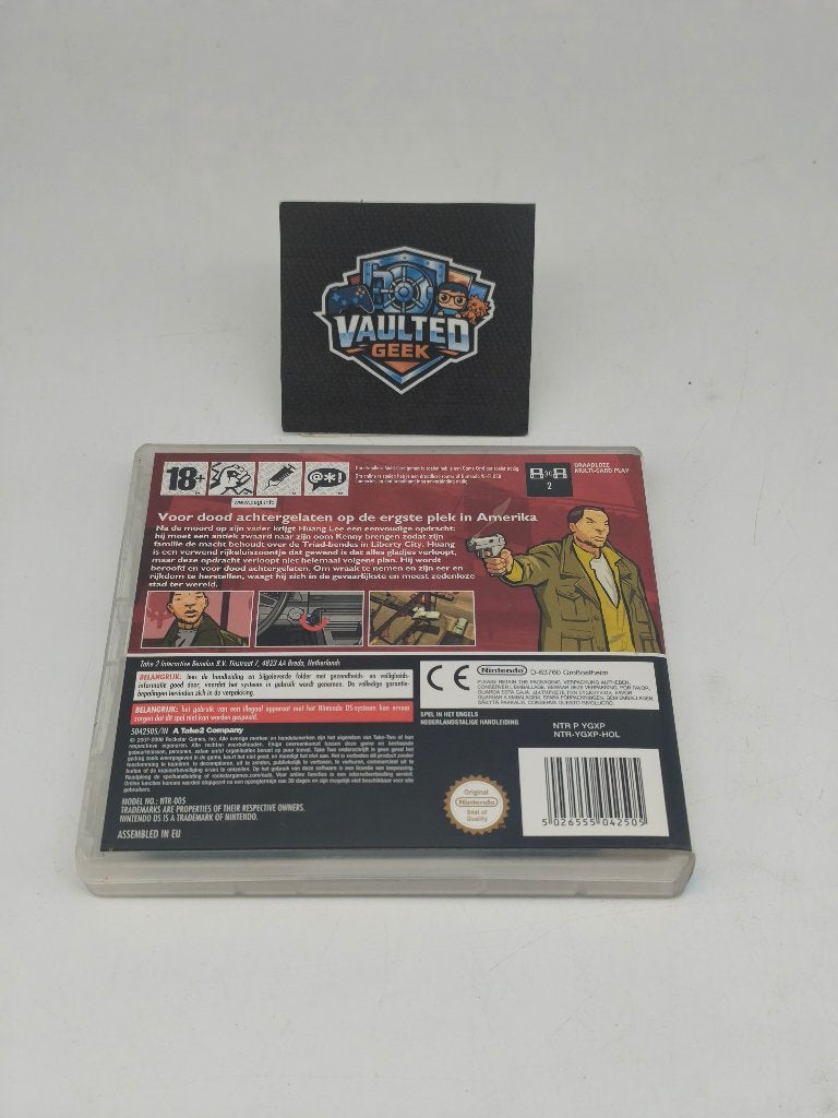 GTA Chinatown Wars Nintendo DS, Games en Spelcomputers, Games | Nintendo DS, Avontuur en Actie, Gebruikt, Vanaf 18 jaar, 1 speler