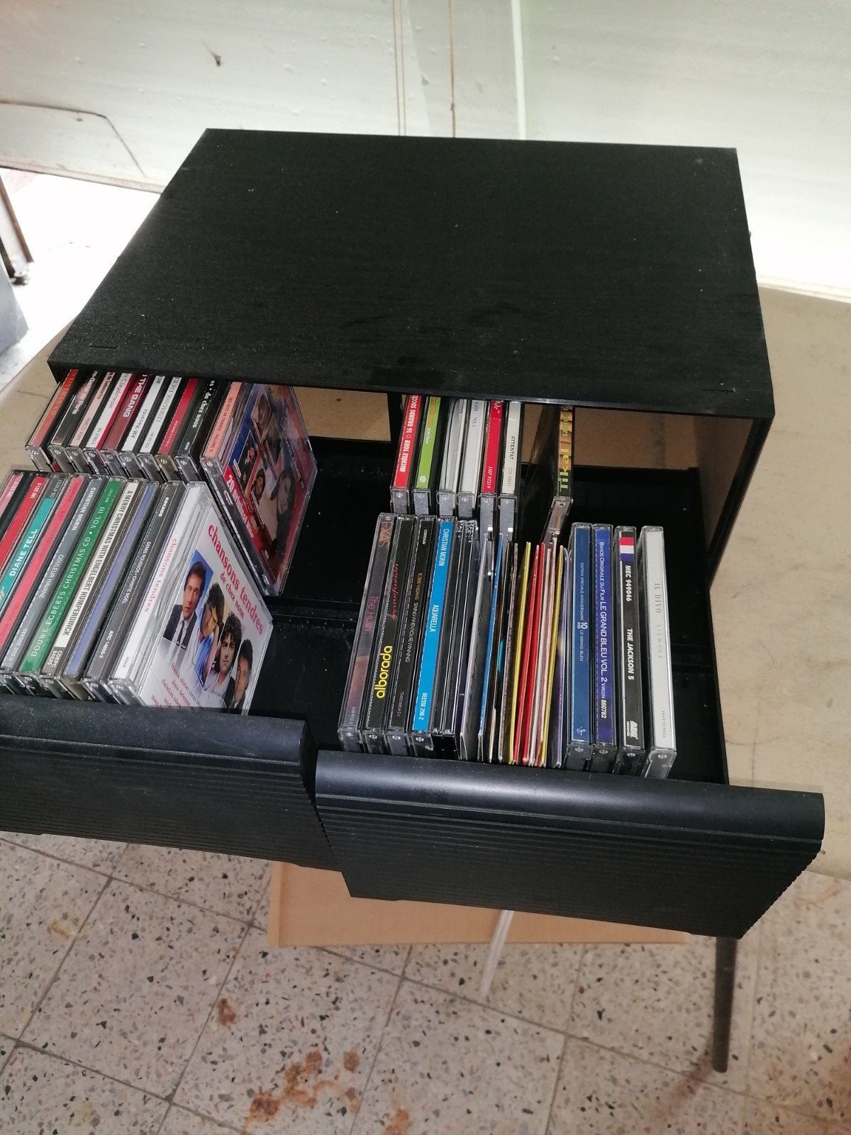 Coffret de rangement pour 64 cd, CD & DVD, Enlèvement ou Envoi, Coffret
