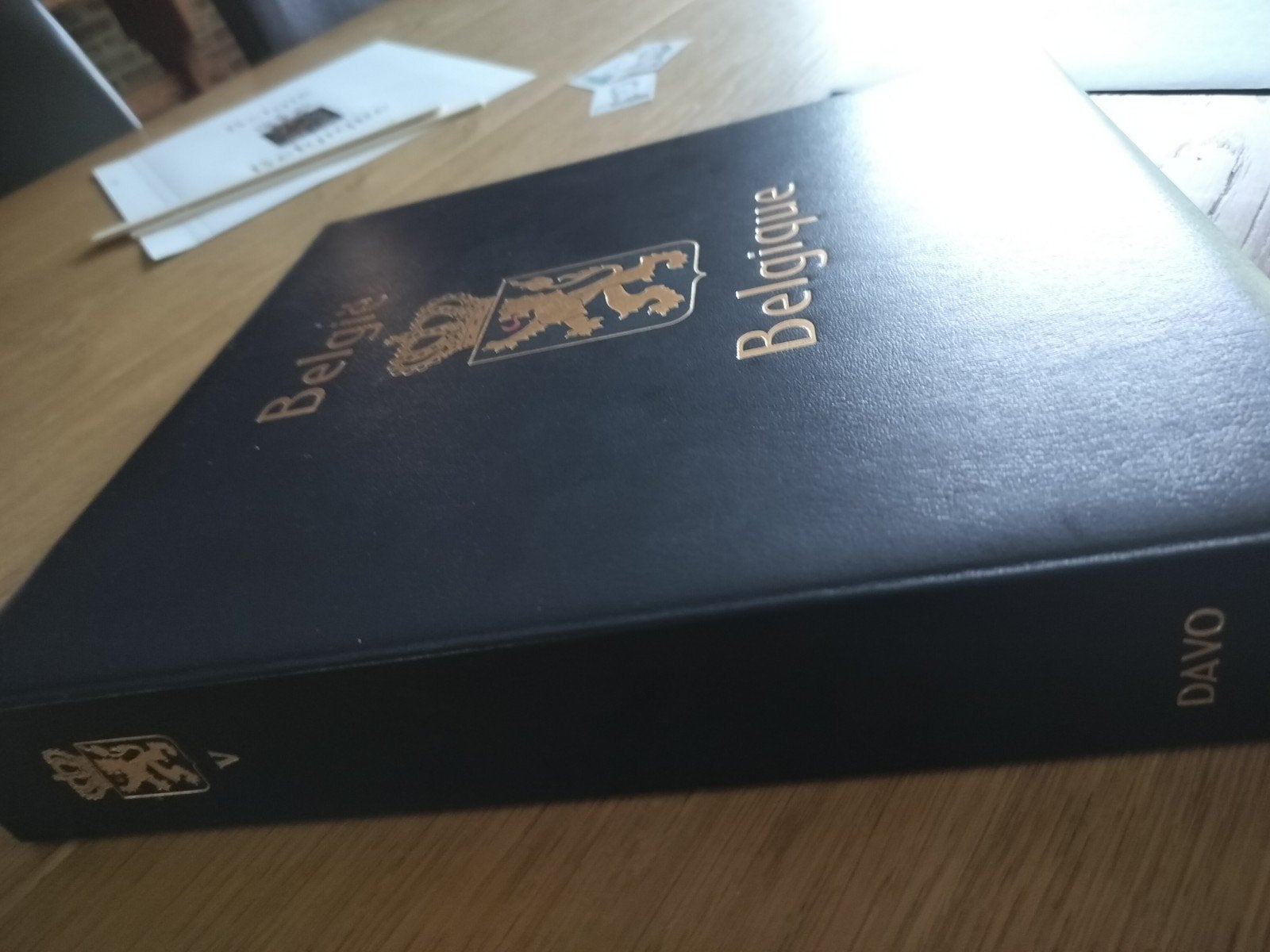 Bel album de Davo, Belgique, partie V de 1985/2002, avec une, Envoi