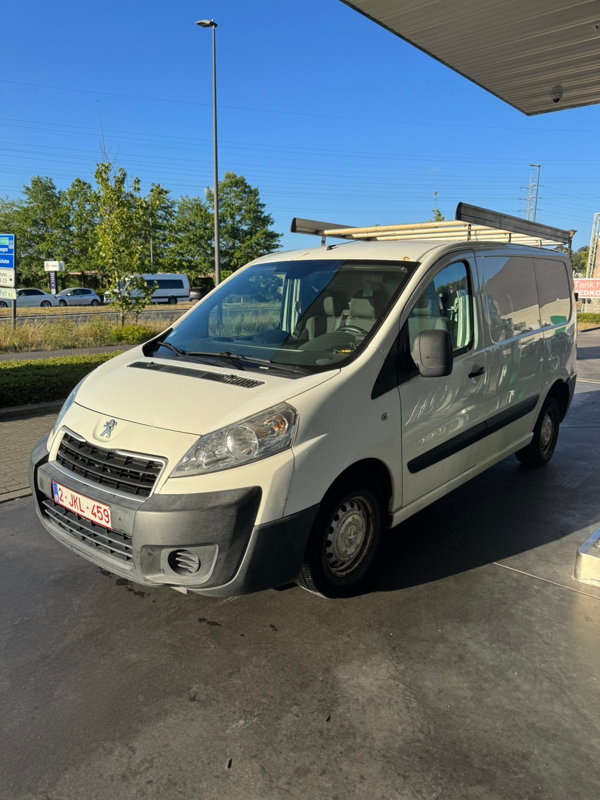 Peugeot expert 1.6 HDI met dakrail, 2014, Airco, Stof, Zwart, Wit, Particulier