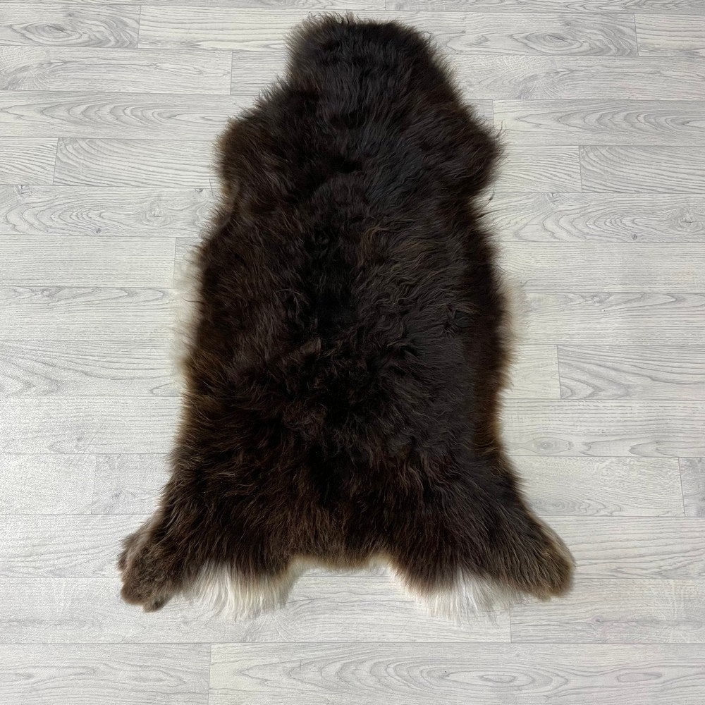 Schapenvacht hond en kat bruin wit 105x70cm | Lederstore, Overige merken, Ophalen of Verzenden, Nieuw, Overige typen
