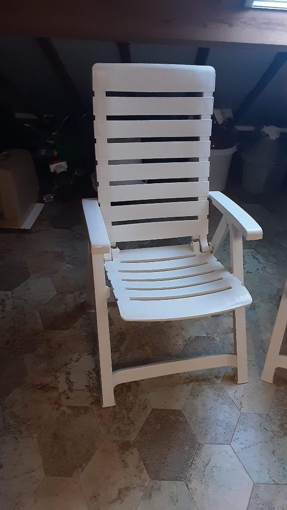 Fauteuil de jardin, Enlèvement, Comme neuf, Plastique, Pliant