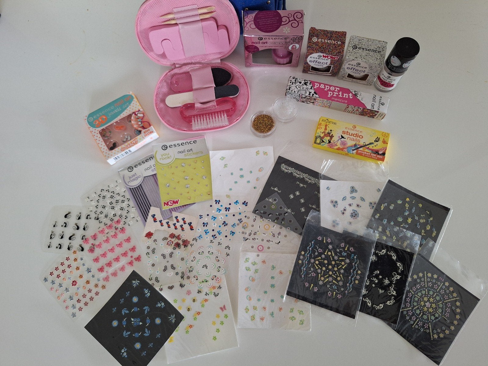 Groot nail art pakket, Ophalen