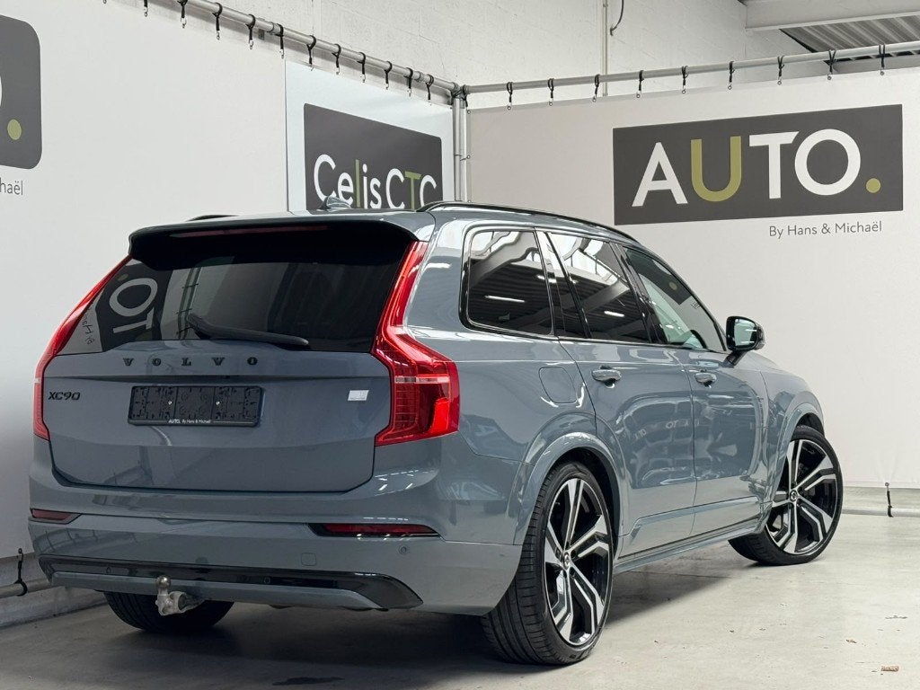 Volvo XC90 T8 R Design 7-ZIT*PANO*LUCHTVERING*B&W*, Autos, Argent ou Gris, Achat, Euro 6, Entreprise