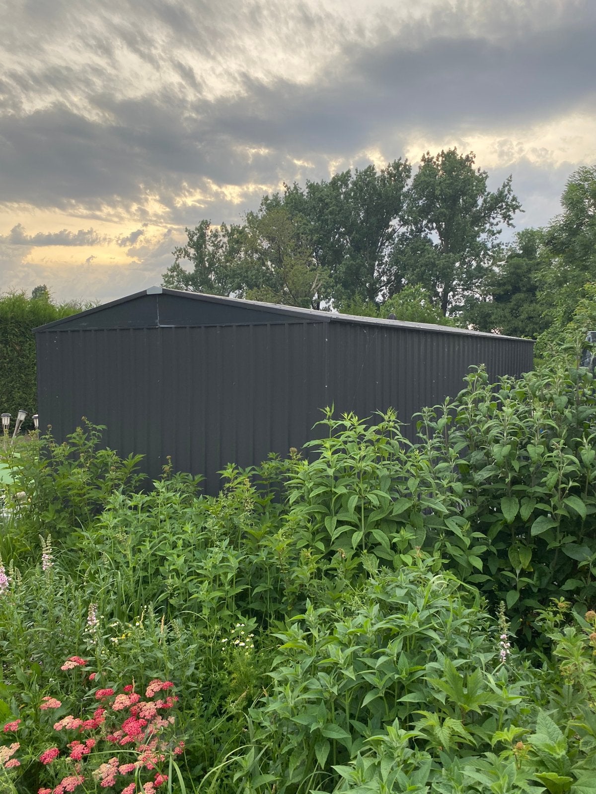 Metalen garage 3x6m, Ophalen, 200 tot 400 cm, Schuur, Zo goed als nieuw