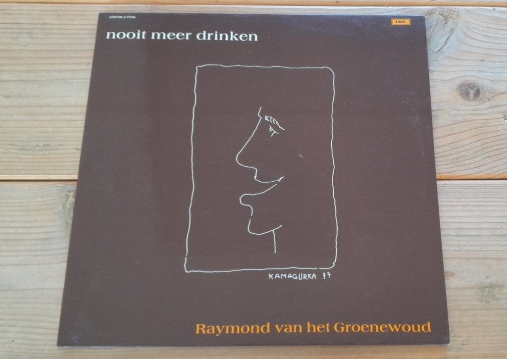 Disque vinyle LP R. van het Groenewoud - Never Drink Again, CD & DVD, Vinyles | Néerlandophone, Utilisé, 12 pouces, Enlèvement ou Envoi