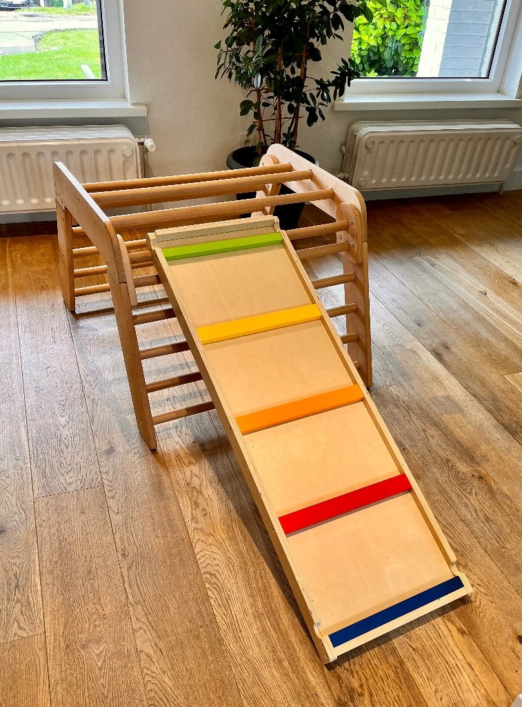 Playtive Klimtrapeze met glijbaan, Kinderen en Baby's, Ophalen, Zo goed als nieuw, Glijbaan