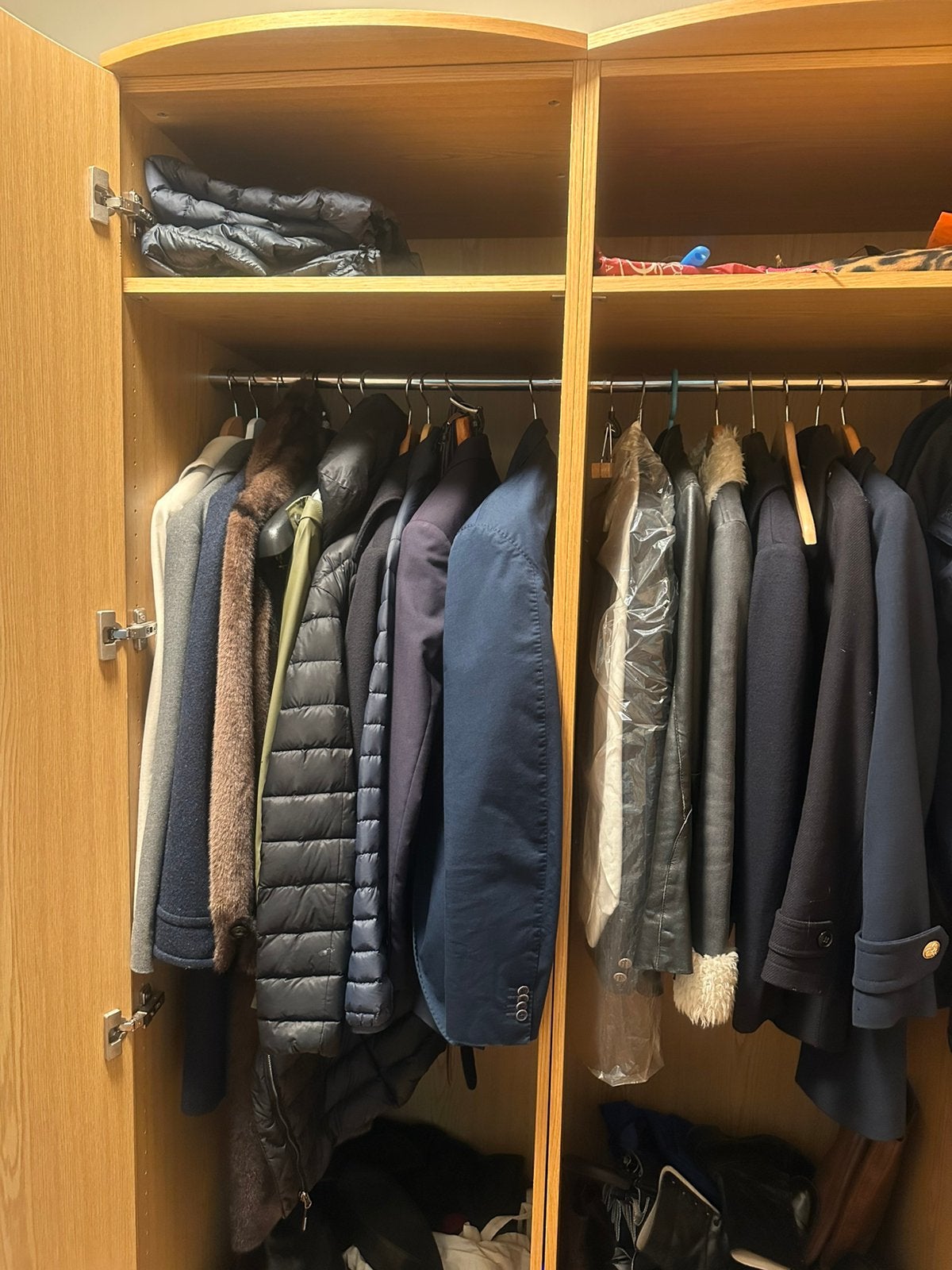eikenhouten kledingkasten, Huis en Inrichting, Ophalen, Gebruikt, Eikenhout, 50 tot 100 cm