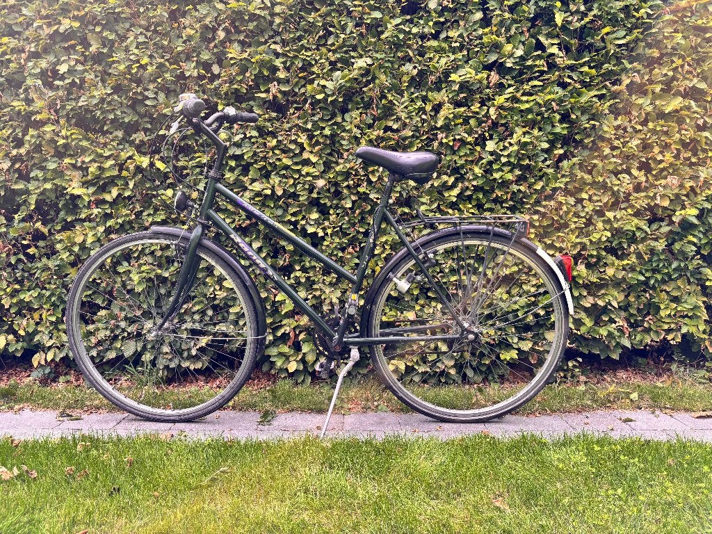 Studenten Fiets, Fietsen en Brommers, Gebruikt, Velgrem, Versnellingen, 49 tot 53 cm