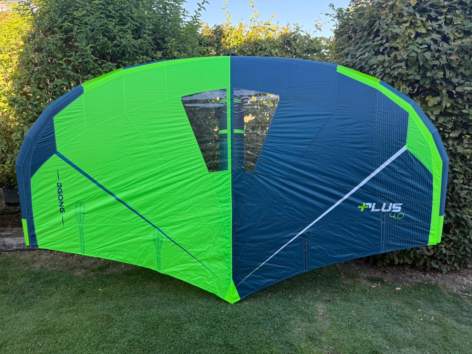 GONG Plus – 4 / 6 / 7 m² – 3 wings – poignées rigides, Sports nautiques & Bateaux, Enlèvement, Utilisé, Wingsurf-aile