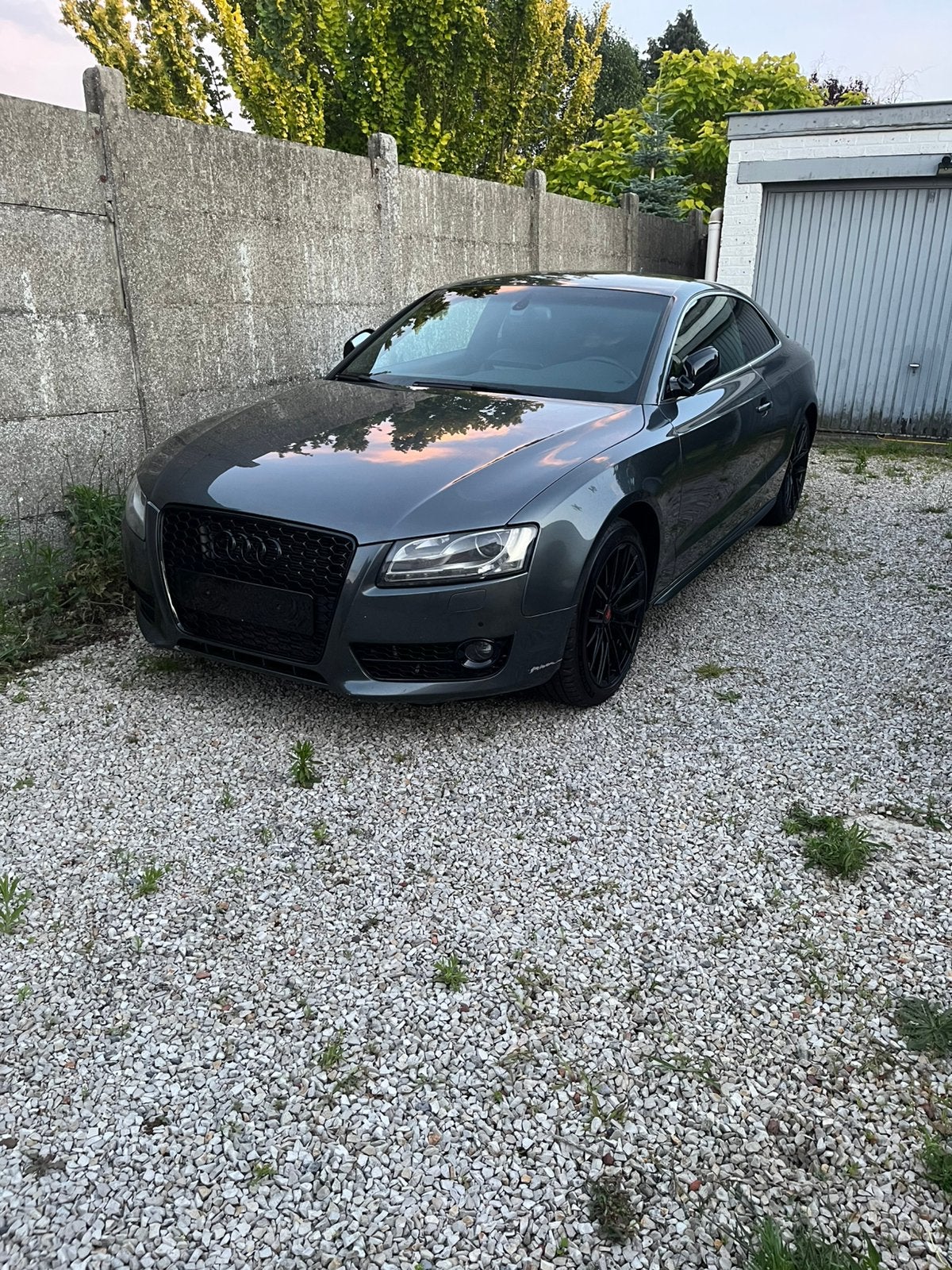 Audi A5 2010 2.7l tdi coupé 2-deurs, Auto's, Audi, Zwart, Zwart, Leder, Particulier