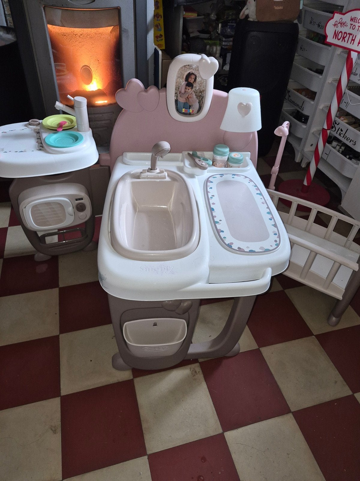 smoby groot poppenhuis, Ophalen, Zo goed als nieuw