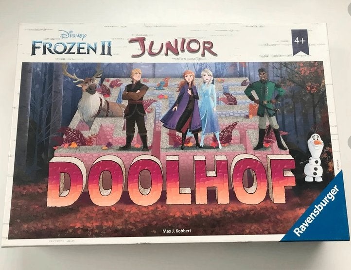 Frozen II doolhof (Ravensburger), Hobby en Vrije tijd, Een of twee spelers, Ophalen of Verzenden, Zo goed als nieuw, Ravensburger