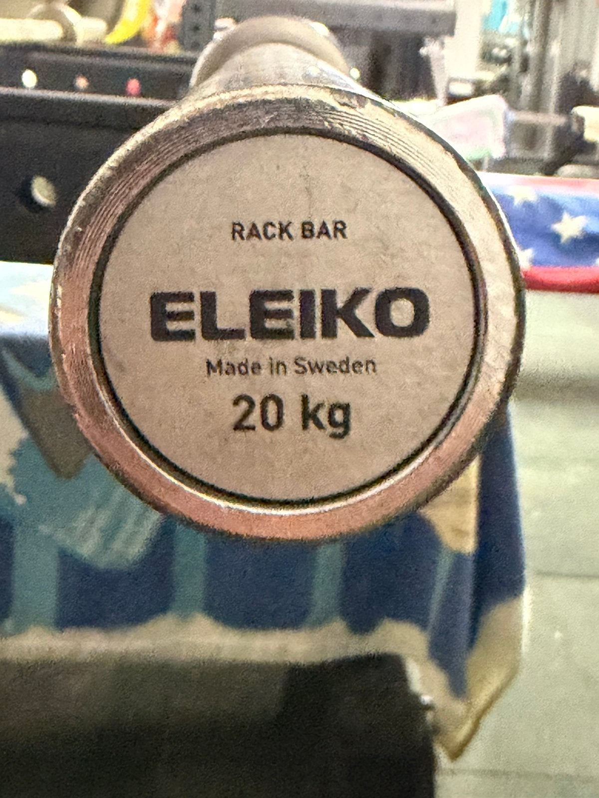Eleiko rack bar, Sport en Fitness, Ophalen, Zo goed als nieuw
