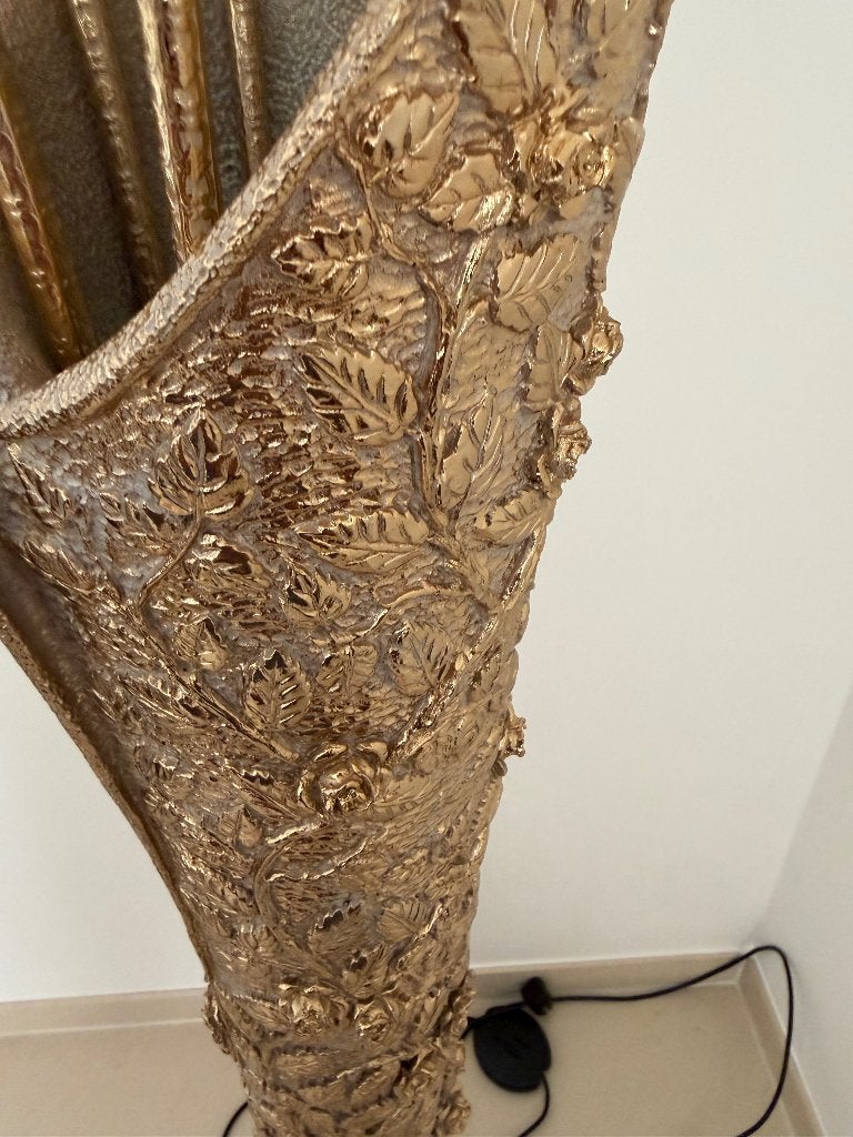Staanlamp heel zwaar, Ophalen