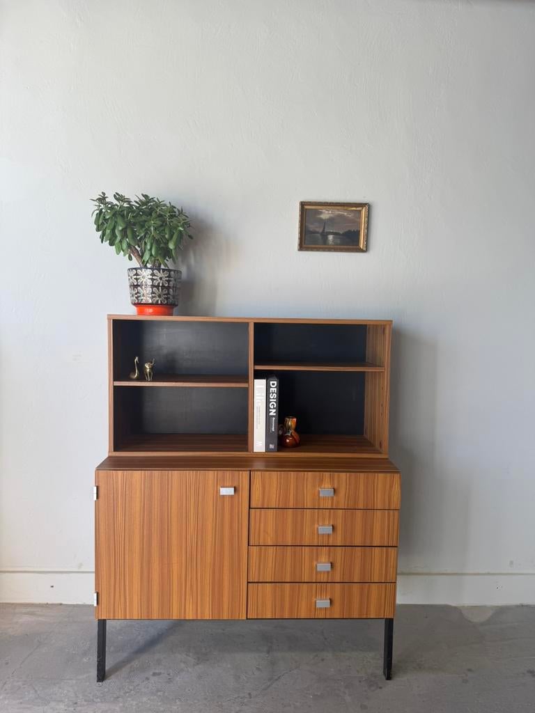 Vintage boekenkast - kast Meurop, Ophalen, Zo goed als nieuw