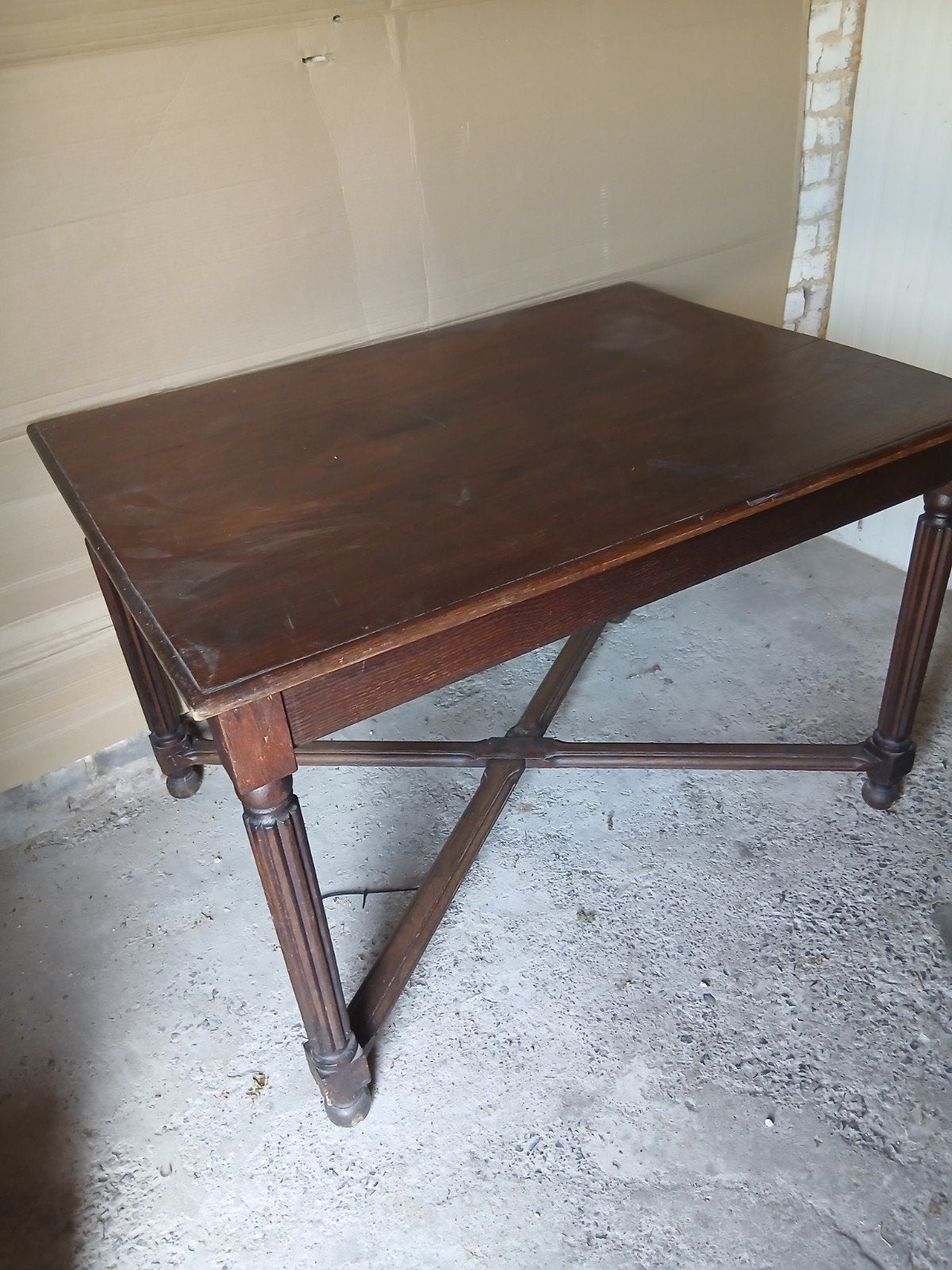 eiken tafel, Antiek en Kunst, Ophalen
