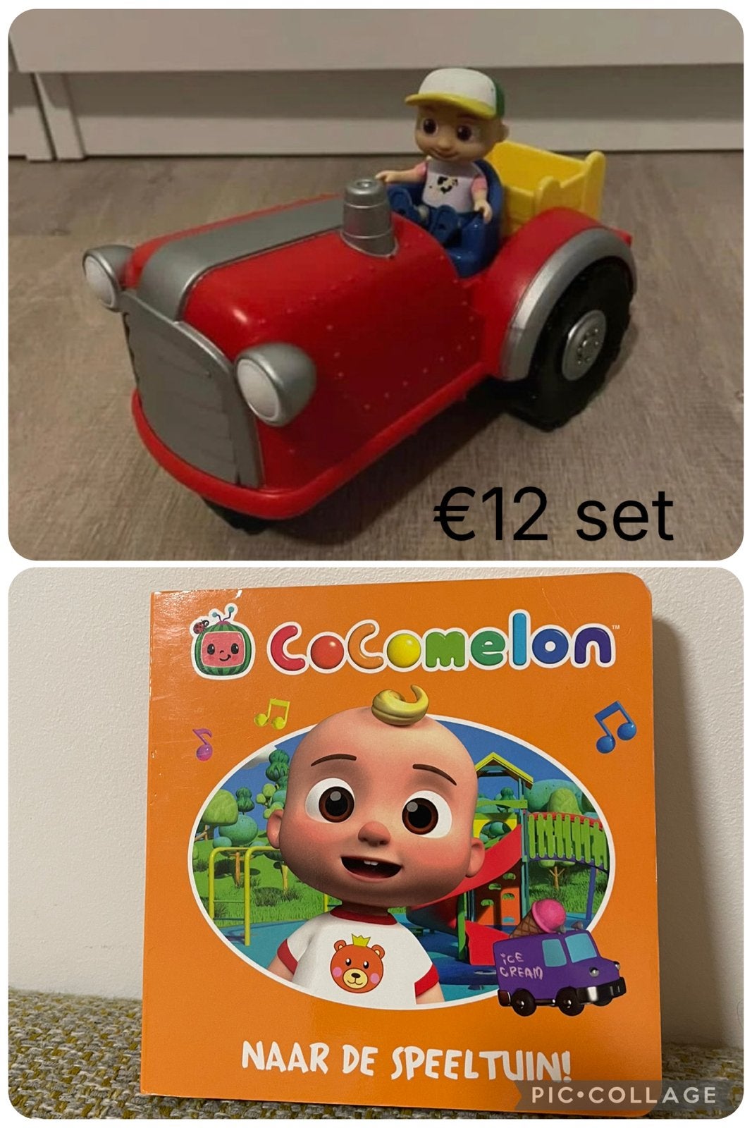 CoComelon Tractor met muziek en boekje, Ophalen, Zo goed als nieuw