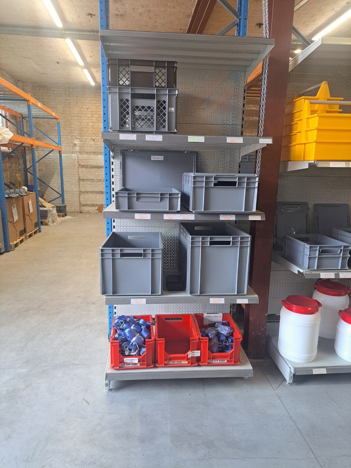nieuwe bakken, Ophalen