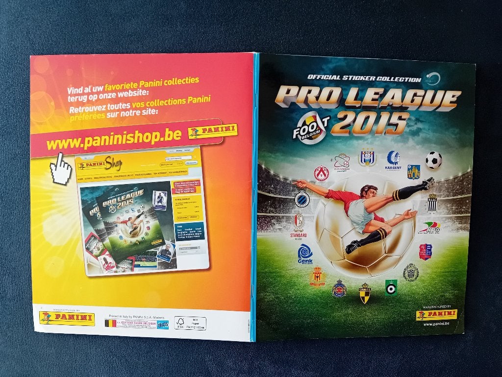 panini stickerboek Football 2015, Hobby en Vrije tijd, Ophalen of Verzenden, Zo goed als nieuw, Plaatje