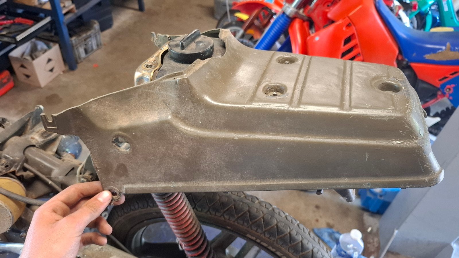 Te koop een honda wallaroo dragerkap, Motos, Enlèvement, Utilisé
