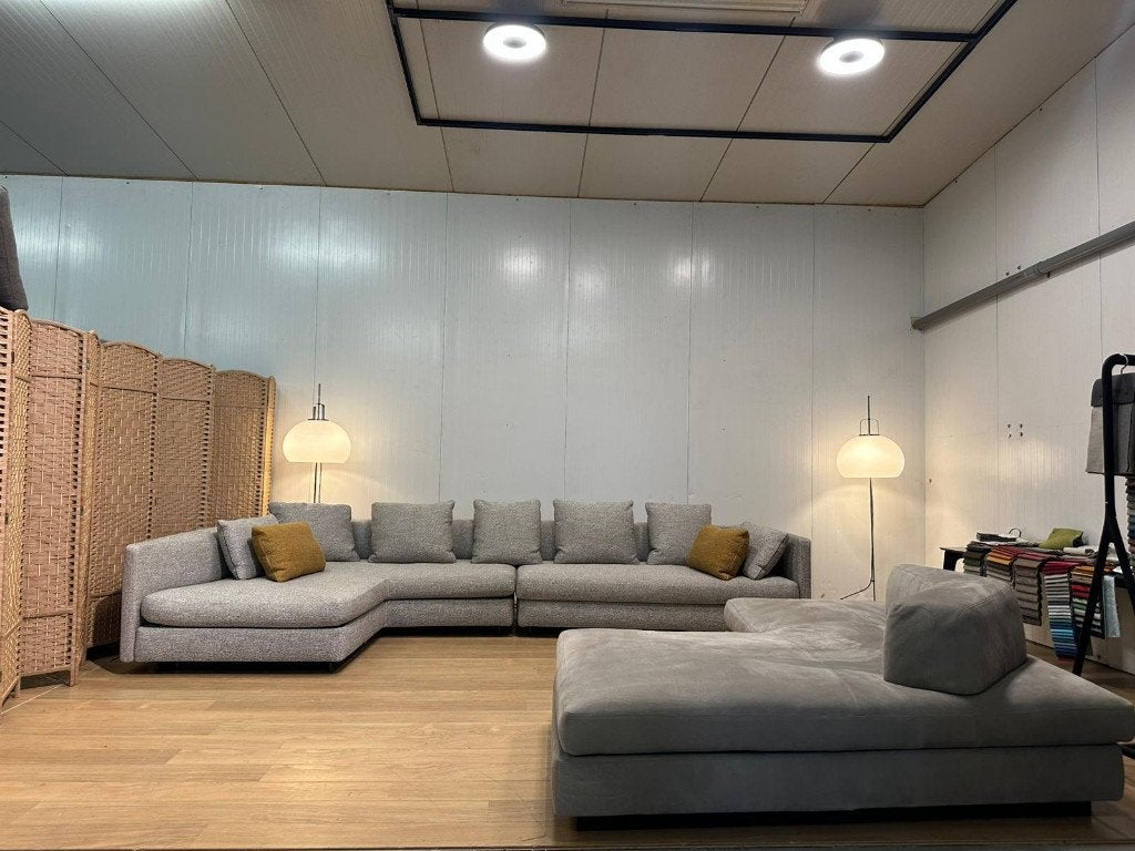 TBE Minotti Granville îlot + garantie – PN: 15.000€, Trois personnes, 150 cm ou plus, 150 à 200 cm, Comme neuf