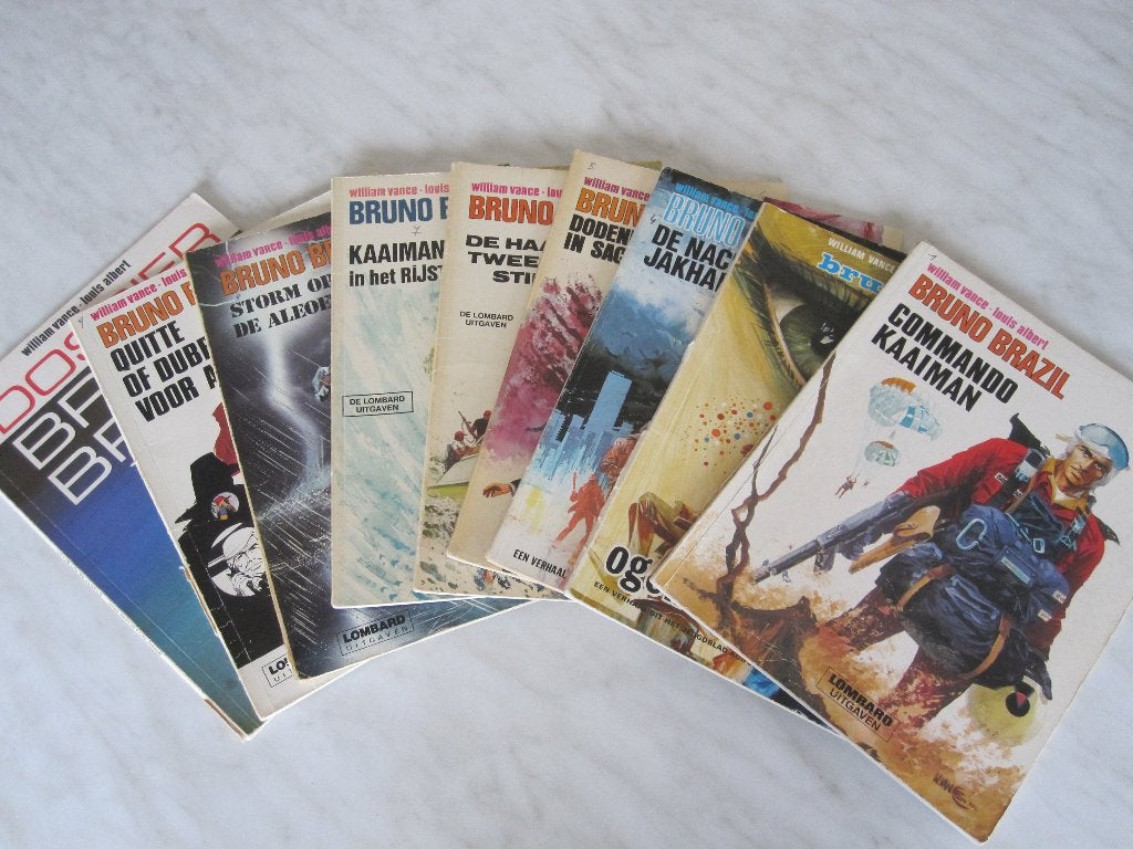 Strips Bruno Brazil, Boeken, William Vance, Meerdere stripboeken, Ophalen, Gelezen