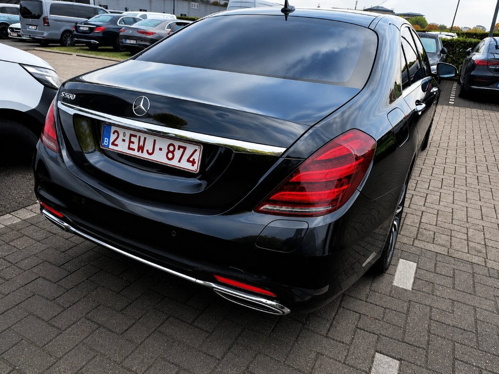 Mercedes-Benz S 560 e LONG AMG-lijn, Automaat, Achterwielaandrijving, Zwart, Leder