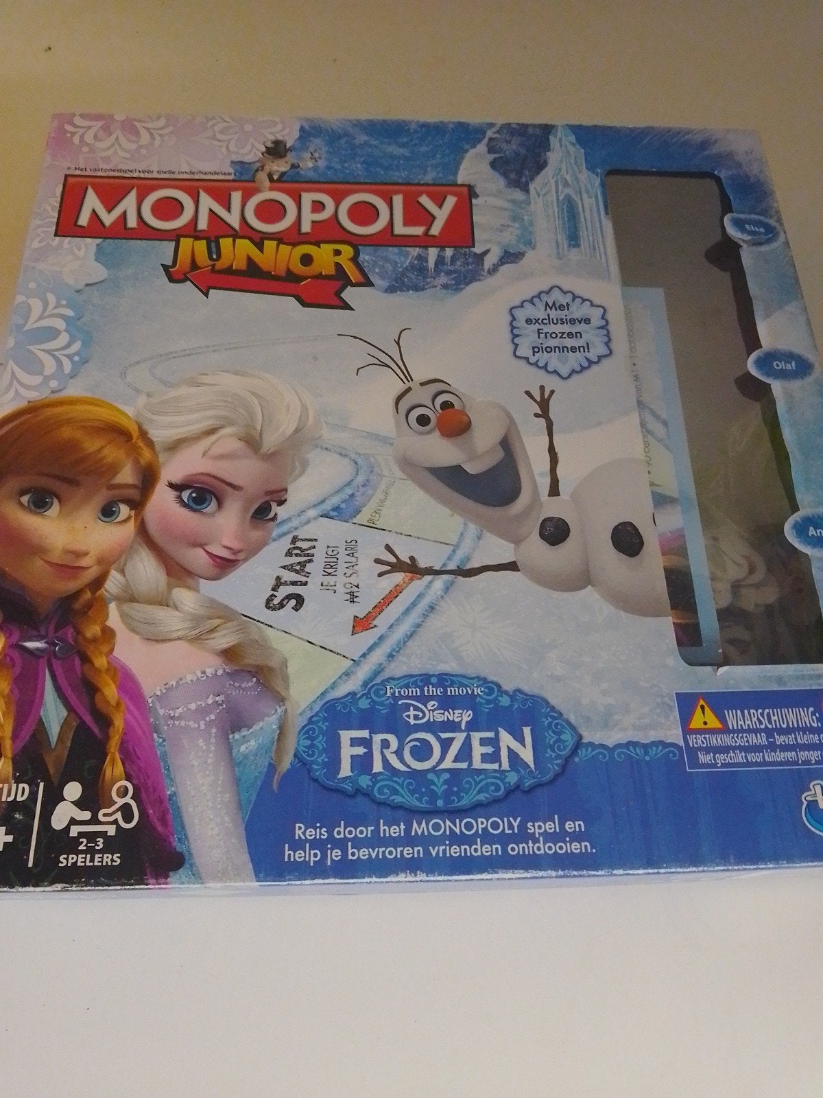 Monopoly frozen, Ophalen