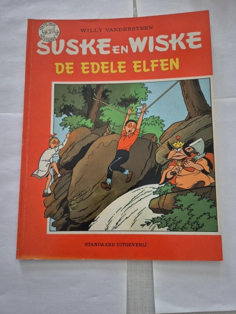 Suske en Wiske nr. 212 – De edele elfen – EERSTE DRUK, Boeken, Gelezen, Verzenden, Willy Vandersteen, Eén stripboek