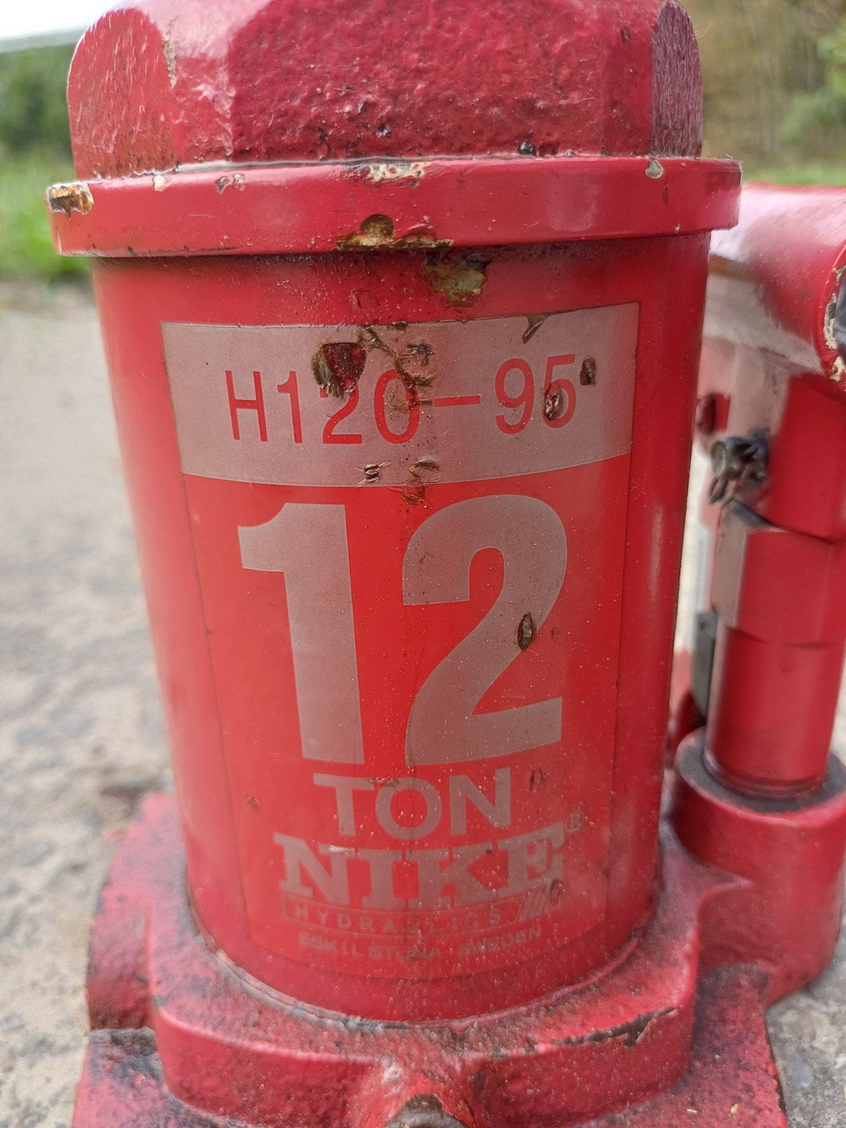2x 12 ton potkrik, Ophalen of Verzenden, Gebruikt, Hydraulisch, Potkrik