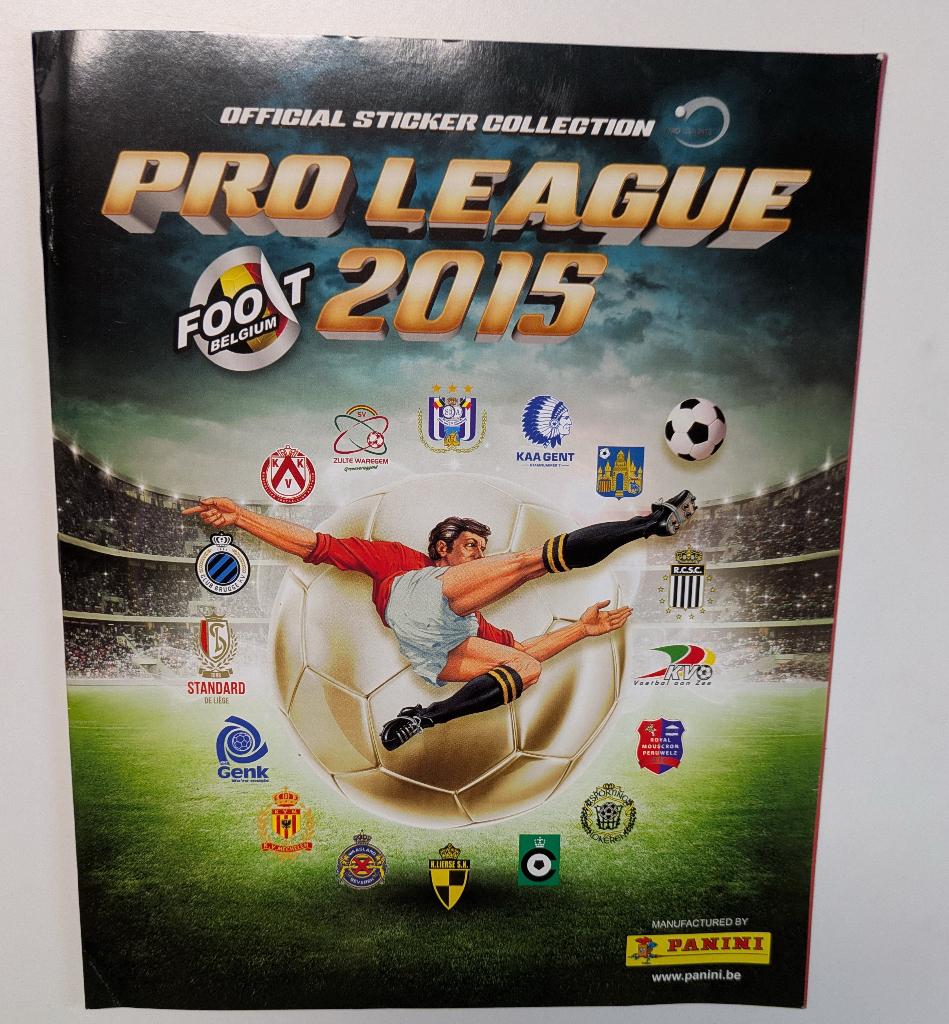PANINI STICKER ALBUM FOOTBALL 2015 VOETBAL, Ophalen of Verzenden, Zo goed als nieuw, Sticker
