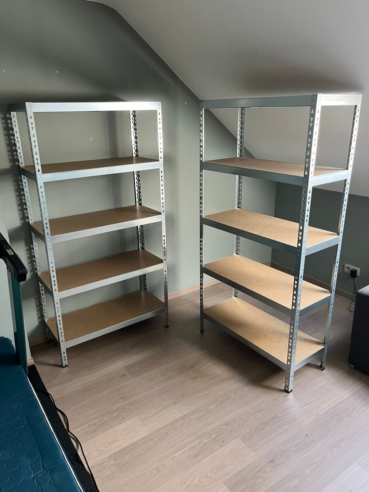 Rek heavy duty 40x90x180cm 260 kg per plank, Huis en Inrichting, Kasten | Stellingkasten, Zo goed als nieuw, Ophalen