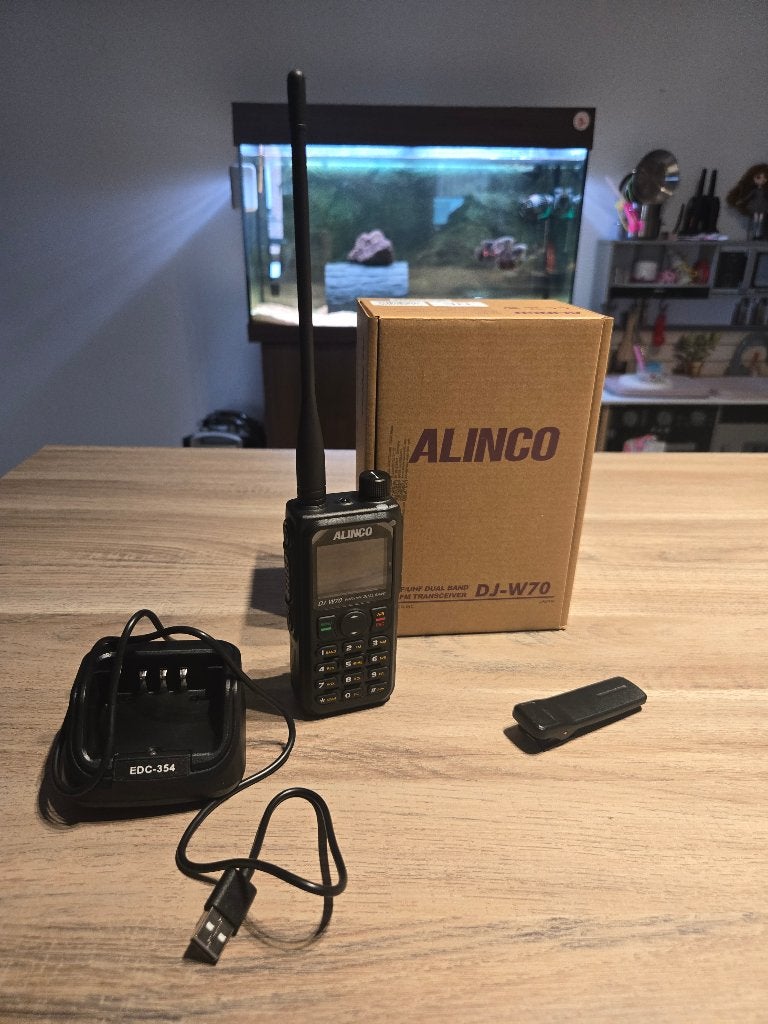 Alinco DJ-W70 Met alle originele toebehoren., Ophalen of Verzenden, Nieuw, Zender en Ontvanger