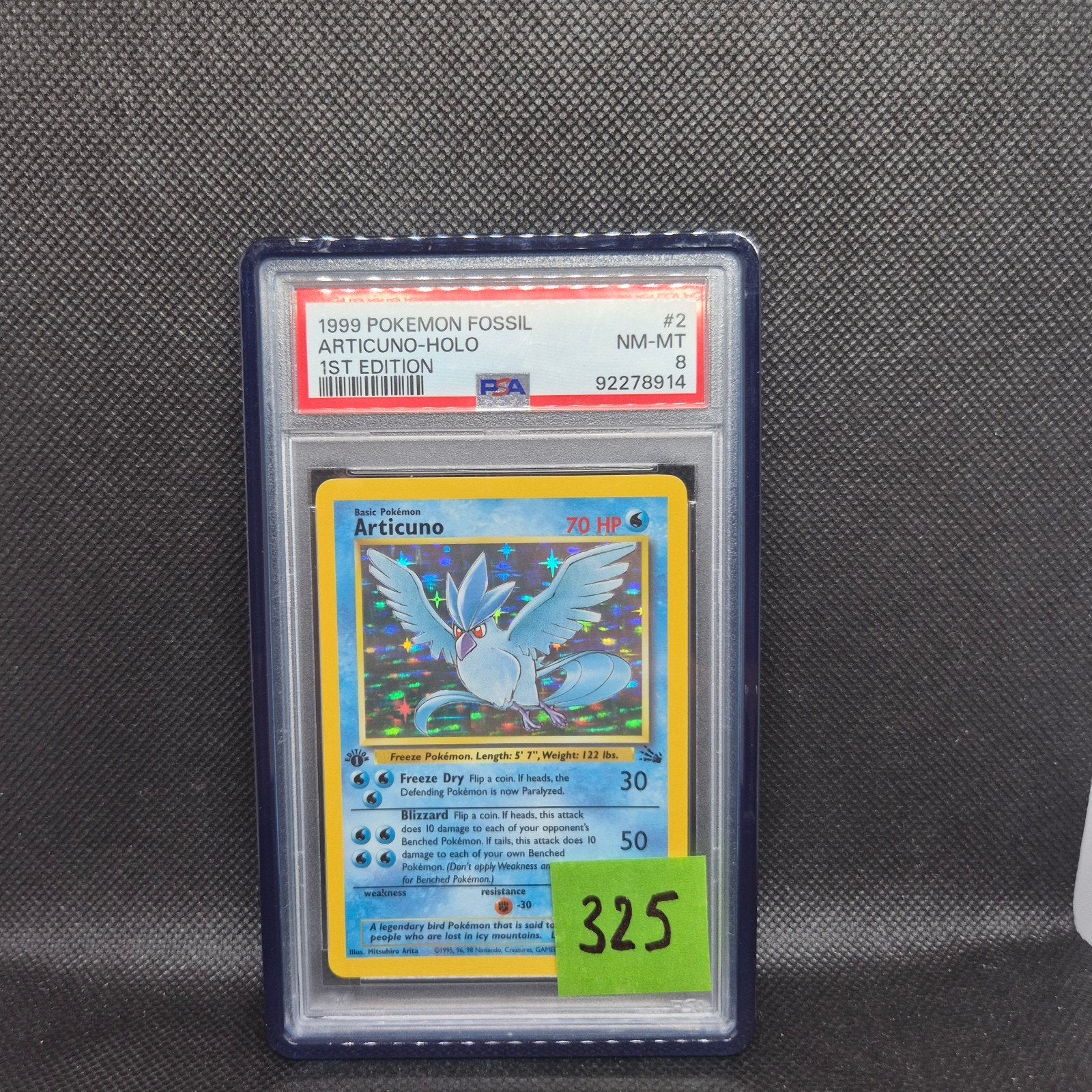 Articuno Holo 1st Edition Fossil PSA 8, Enlèvement ou Envoi