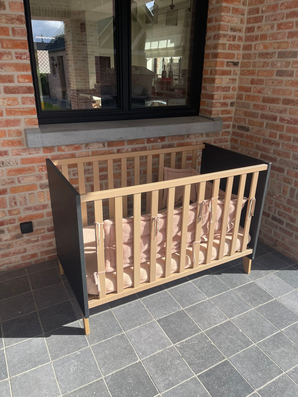 Baby bed, Kinderen en Baby's, Ophalen, Zo goed als nieuw, Matras