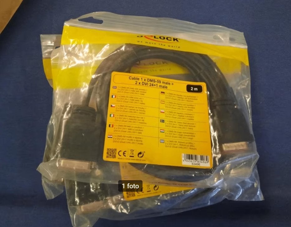 DVI / DMS KABELS NIEUW 2 METER, Enlèvement ou Envoi, Neuf