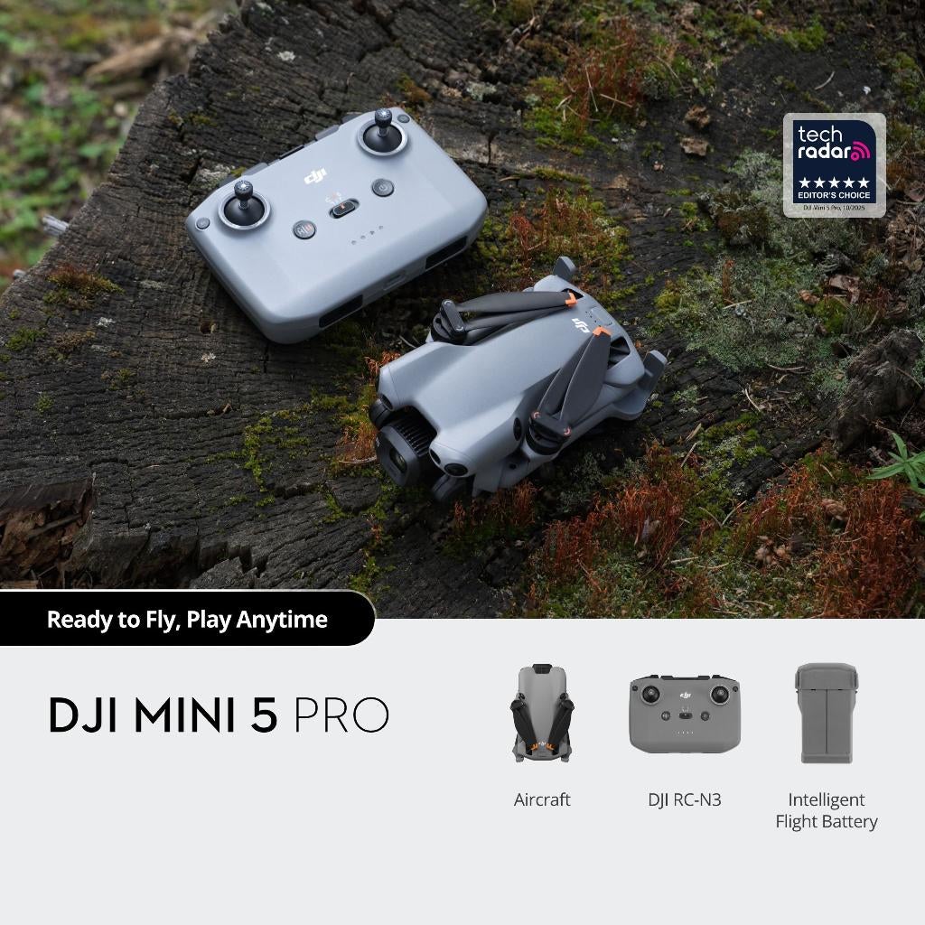 DJI MINI 5 PRO RC-N3, Enlèvement ou Envoi, Neuf, Électro, Quadricoptère ou Multicoptère