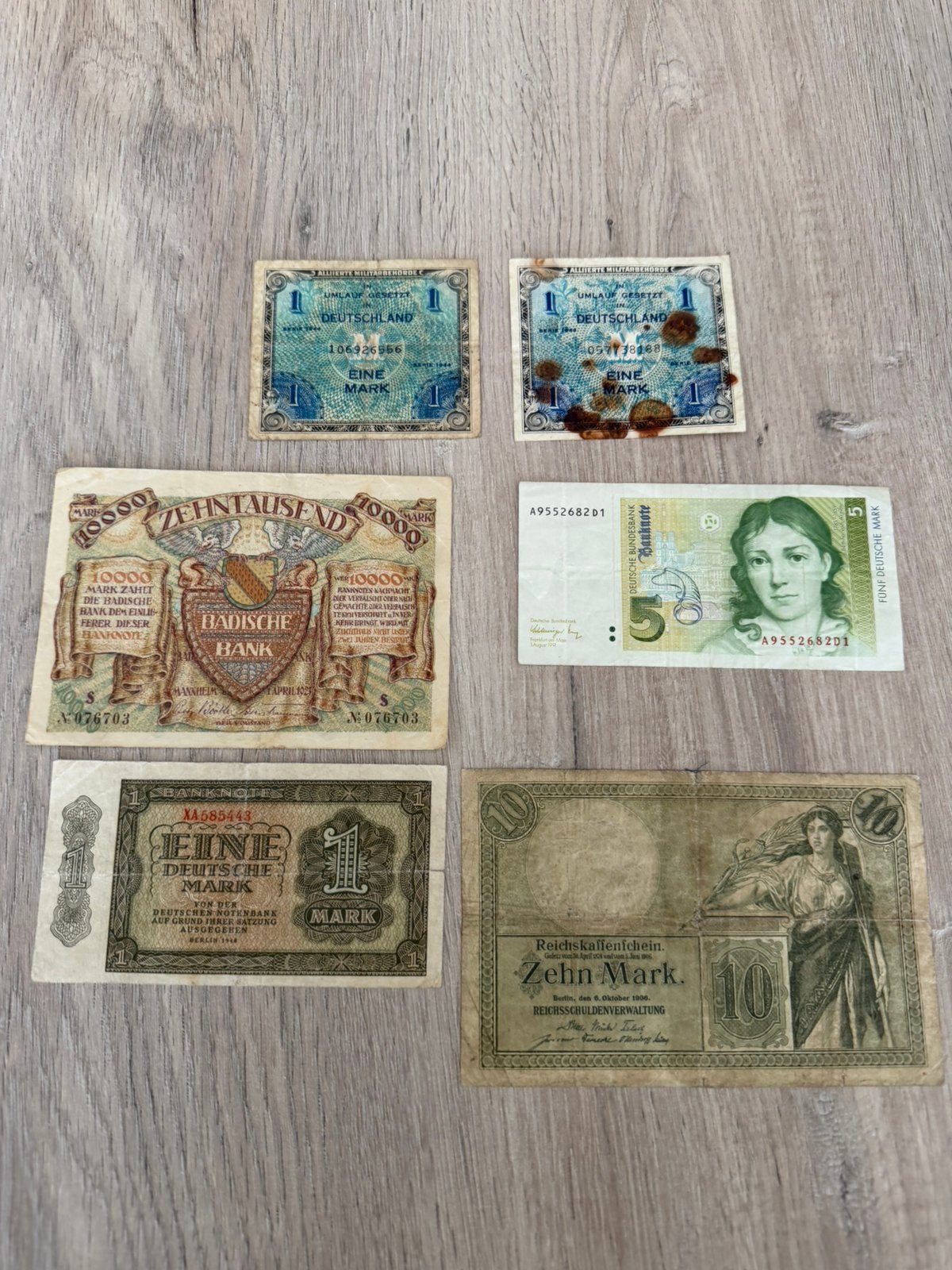 Mooie set Duitse biljetten, Ophalen of Verzenden