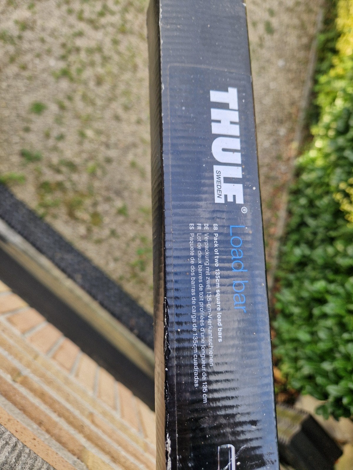 Porte-bagages de toit Thule 762 avec barre carrée 135 cm — 2, Enlèvement, Utilisé