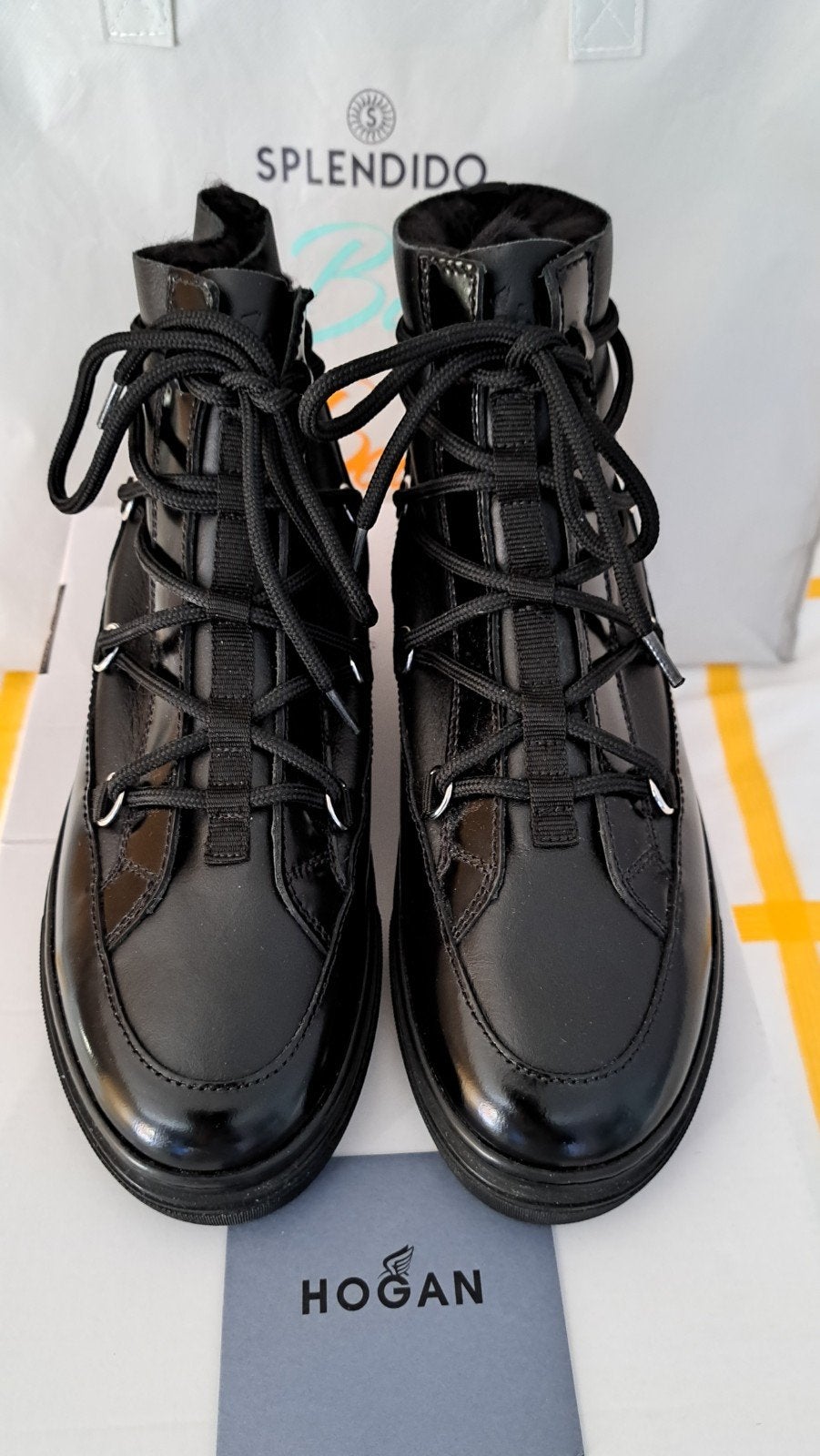 Nieuwe Hogan H342 Leren Boots Zwart 37,5, Zwart, Lage of Enkellaarzen, Nieuw, Ophalen of Verzenden