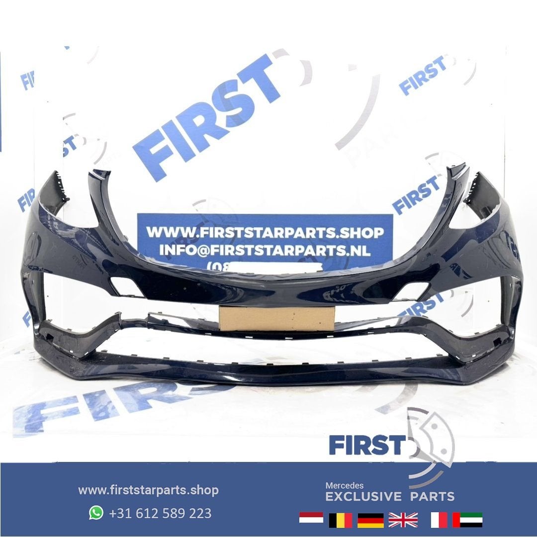 W166 GLE 63 AMG BUMPER A1668850738 GLE63s VOORBUMPER ORIGINE, Gebruikt, -, Voor, Ophalen of Verzenden